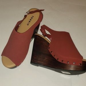 Red Torrid Wedges